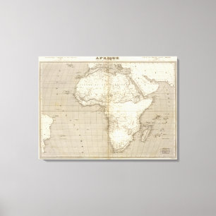 Lienzo Mapa 2 de África