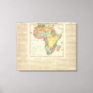 Lienzo Mapa 2 del atlas de África