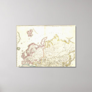 Lienzo Mapa 2 del atlas de Europa