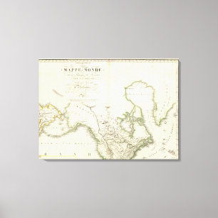 Lienzo Mapa 2 del Atlas Norteamérica