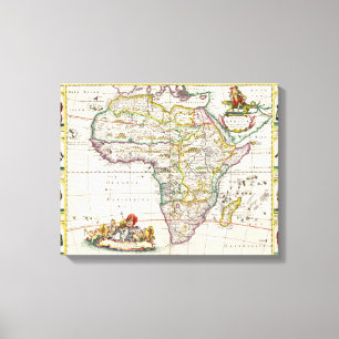 Lienzo Mapa de África el   Nova África 2