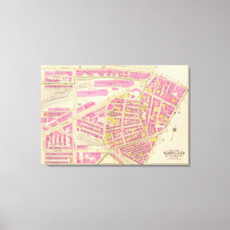 Lienzo Mapa de Boston 11