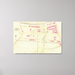 Lienzo Mapa de Boston 19