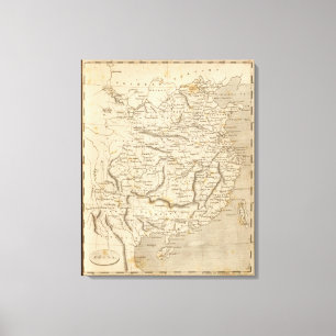 Lienzo Mapa de China por Arrowsmith