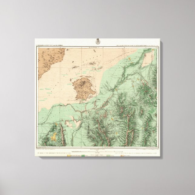 Lienzo Mapa de clasificación de tierras 32C (Anverso)