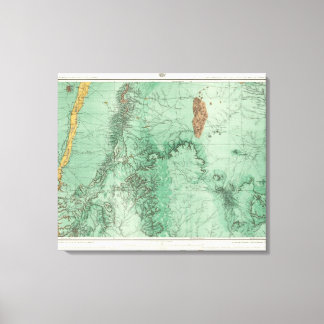 Lienzo Mapa de Clasificación de Tierras de Nuevo México 2