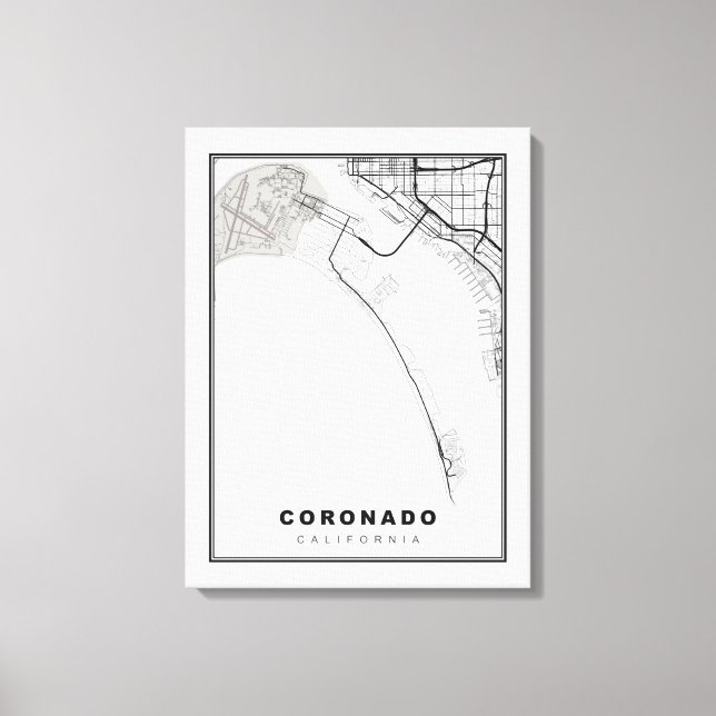 Lienzo Mapa de Coronado (Anverso)
