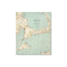 Mapa de época de Cape Cod (1917)