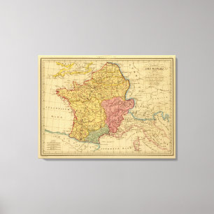 Lienzo Mapa de Gaul
