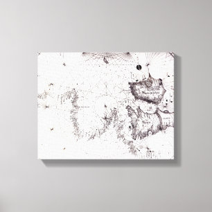 Lienzo Mapa de Gran Bretaña, de Francia y de España, 14