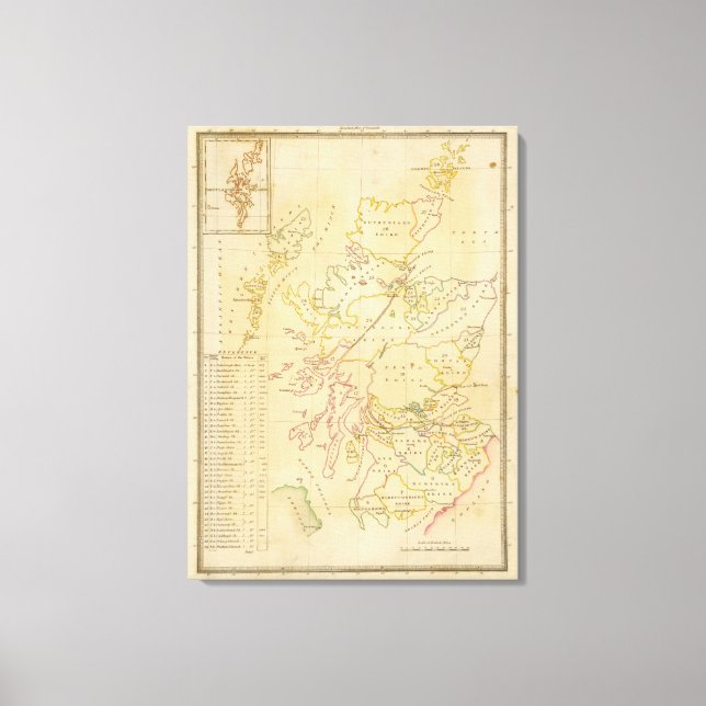 Lienzo Mapa de índice 2 (Anverso)