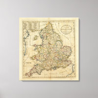 Mapa de Inglaterra y Gales