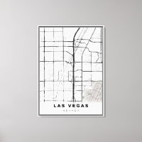 Mapa de la Franja de Las Vegas