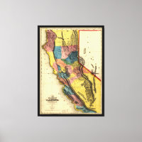 Mapa de la Región del Oro en California (1851)