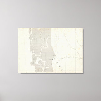 Lienzo Mapa de la República de Chile 12