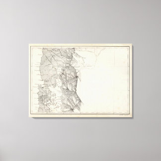 Lienzo Mapa de la República de Chile 8