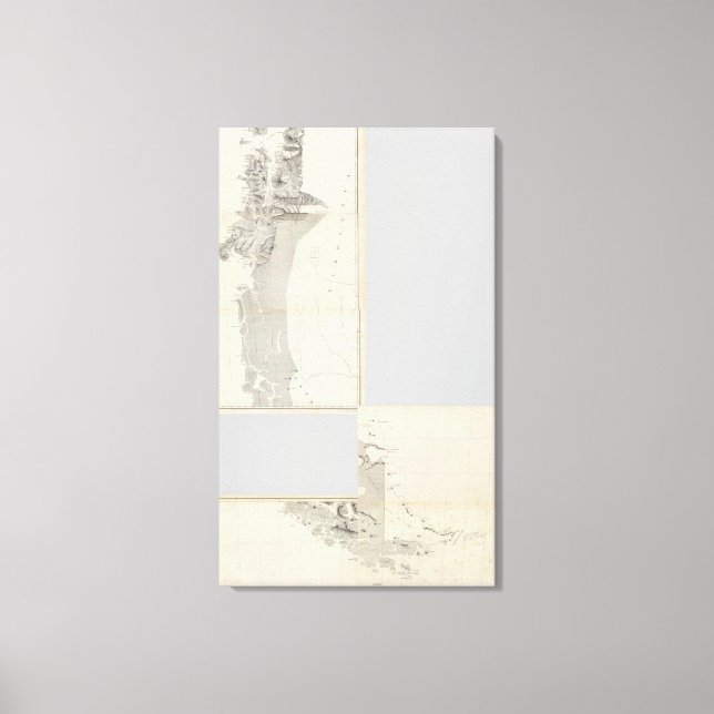 Lienzo Mapa de la República de Chile 915 (Anverso)