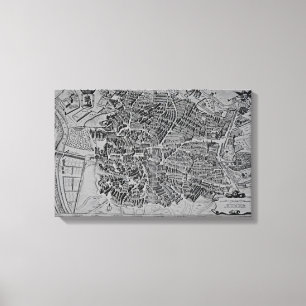 Lienzo Mapa de Madrid