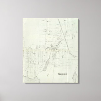 Lienzo Mapa de Manasquan, Nueva Jersey