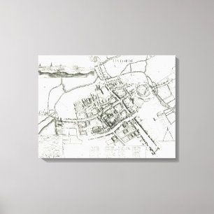 Lienzo Mapa de Oxford, 1643
