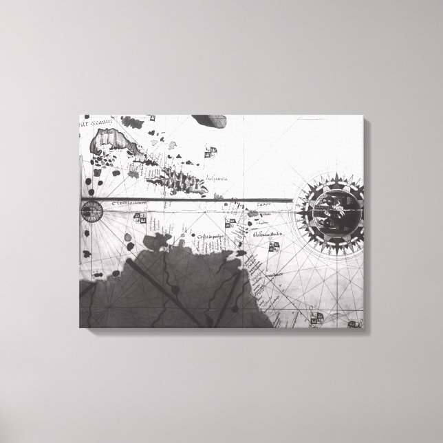 Lienzo Mapa de países (Anverso)