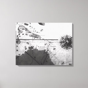 Lienzo Mapa de países