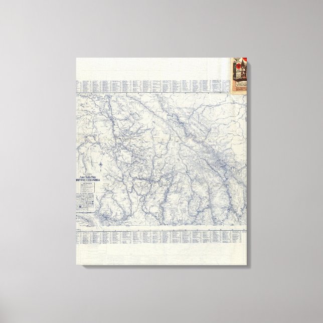 Lienzo Mapa de pistas automáticas Rand McNally Official 1 (Anverso)