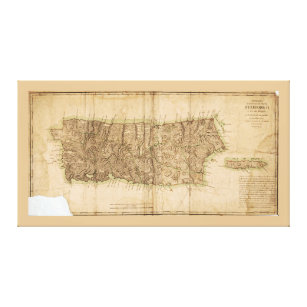 Lienzo Mapa de Puerto Rico (1791)