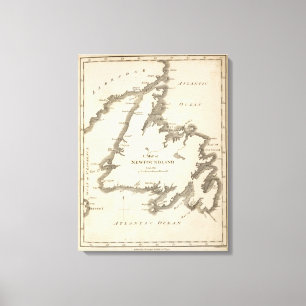 Lienzo Mapa de Terranova