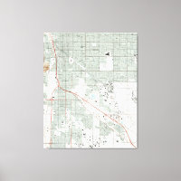 Mapa de Tucson Arizona (1992)