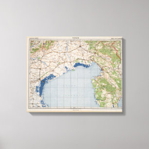 Lienzo Mapa de Venecia, Italia