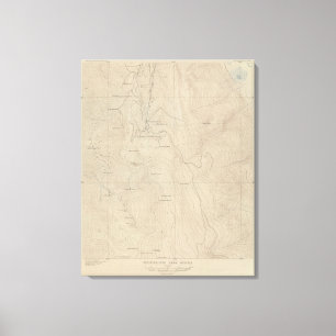 Lienzo Mapa del Atlas Especial del Parque Tourtelotte