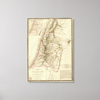 Lienzo Mapa del atlas religioso de Oriente Medio