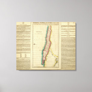 Lienzo Mapa del chile