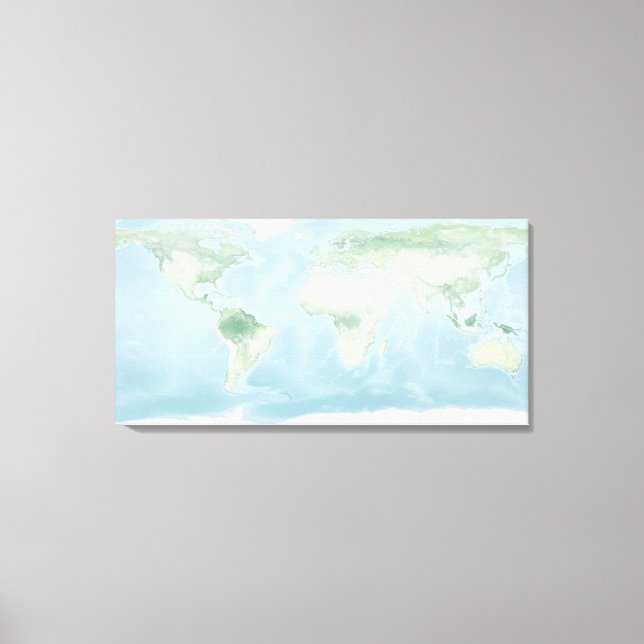 Lienzo Mapa del Explorador de la superficie terrestre (Anverso)