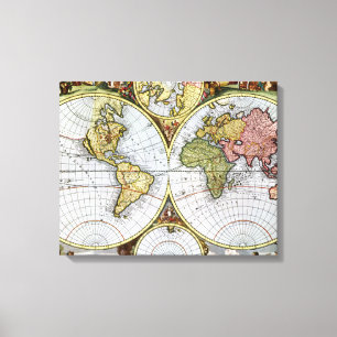 Lienzo Mapa del mundo