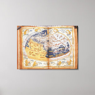 Lienzo Mapa del mundo, 1486
