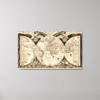 Lienzo Mapa del mundo antiguo de Philipp Eckebrecht - 163