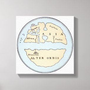 Lienzo MAPA DEL MUNDO, siglo I