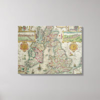 Mapa del Reino de Gran Bretaña e Irlanda