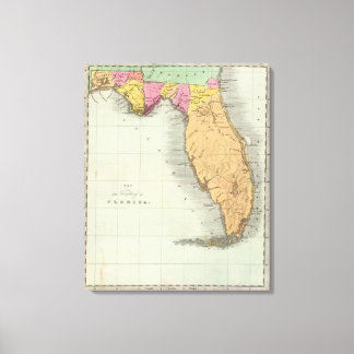 Lienzo Mapa del Territorio de Florida 2