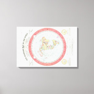 Lienzo MAPA ESTÁNDAR del ~NEW de Gleason del poster de