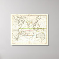 Mapa físico de los mares indios