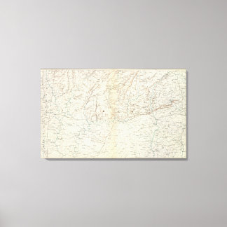 Lienzo Mapa general XIII