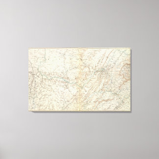 Lienzo Mapa general XIV