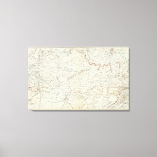 Lienzo Mapa general XV