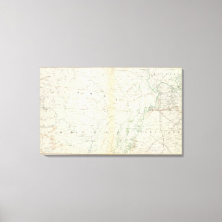 Lienzo Mapa general XVIII