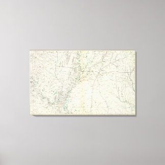 Lienzo Mapa general XX