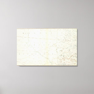 Lienzo Mapa general XXV