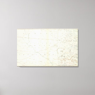 Lienzo Mapa general XXV